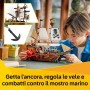 Lego Creator 31387 Iconica Nave da Pirata Trasformabile in Castello o in 2 Barche Gemelle