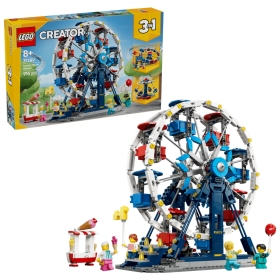 Lego Creator 31389 Iconica ruota panoramica Parco Giochi Trasformabile in Attrazione a Forma di UFO o in Giostra
