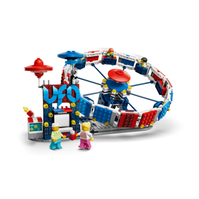 Lego Creator 31389 Iconica ruota panoramica Parco Giochi Trasformabile in Attrazione a Forma di UFO o in Giostra