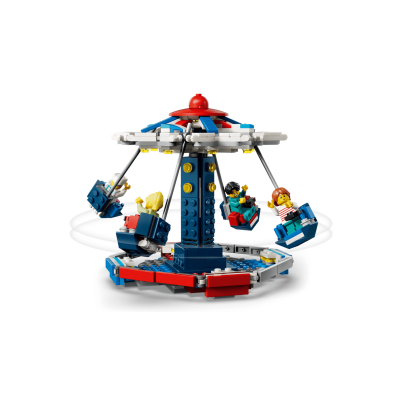 Lego Creator 31389 Iconica ruota panoramica Parco Giochi Trasformabile in Attrazione a Forma di UFO o in Giostra