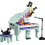 Lego Creator 31392 Pianoforte decorativo con gatto Trasformabile in Radio o Giradischi