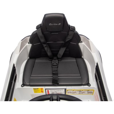 Macchina Elettrica per Bambini Porsche Taycan Turbo S 12V monoposto con Telecomando Cintura a 3 Punti