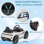 Macchina Elettrica per Bambini Porsche Taycan Turbo S 12V monoposto con Telecomando Cintura a 3 Punti