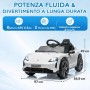 Macchina Elettrica per Bambini Porsche Taycan Turbo S 12V monoposto con Telecomando Cintura a 3 Punti