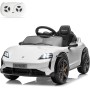 Macchina Elettrica per Bambini Porsche Taycan Turbo S 12V monoposto con Telecomando Cintura a 3 Punti