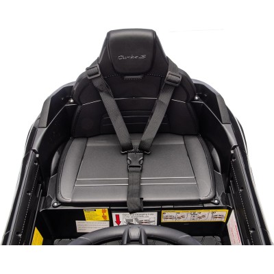 Macchina Elettrica per Bambini Porsche Taycan Turbo S 12V monoposto con Telecomando Cintura a 3 Punti