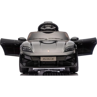 Macchina Elettrica per Bambini Porsche Taycan Turbo S 12V monoposto con Telecomando Cintura a 3 Punti