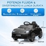 Macchina Elettrica per Bambini Porsche Taycan Turbo S 12V monoposto con Telecomando Cintura a 3 Punti