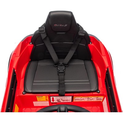 Macchina Elettrica per Bambini Porsche Taycan Turbo S 12V monoposto con Telecomando Cintura a 3 Punti