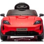Macchina Elettrica per Bambini Porsche Taycan Turbo S 12V monoposto con Telecomando Cintura a 3 Punti