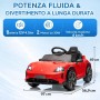 Macchina Elettrica per Bambini Porsche Taycan Turbo S 12V monoposto con Telecomando Cintura a 3 Punti