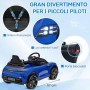 Macchina Elettrica per Bambini Porsche Taycan Turbo S 12V monoposto con Telecomando Cintura a 3 Punti