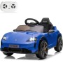 Macchina Elettrica per Bambini Porsche Taycan Turbo S 12V monoposto con Telecomando Cintura a 3 Punti