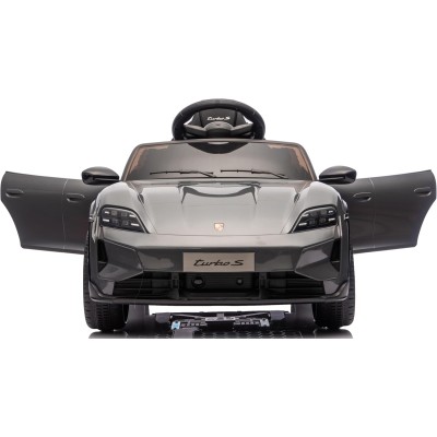 Macchina Elettrica per Bambini Porsche Taycan Turbo S 12V monoposto con Telecomando Cintura a 3 Punti