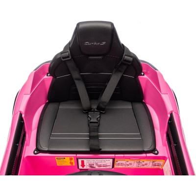 Macchina Elettrica per Bambini Porsche Taycan Turbo S 12V monoposto con Telecomando Cintura a 3 Punti
