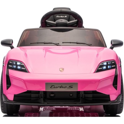 Macchina Elettrica per Bambini Porsche Taycan Turbo S 12V monoposto con Telecomando Cintura a 3 Punti