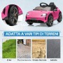 Macchina Elettrica per Bambini Porsche Taycan Turbo S 12V monoposto con Telecomando Cintura a 3 Punti