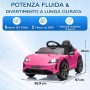 Macchina Elettrica per Bambini Porsche Taycan Turbo S 12V monoposto con Telecomando Cintura a 3 Punti