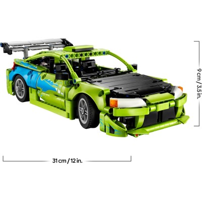 LEGO Technic 42229 Auto Mitsubishi Eclipse Fast and Furious da Collezione con Sterzo e 2 Bombole di NOS