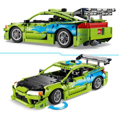 LEGO Technic 42229 Auto Mitsubishi Eclipse Fast and Furious da Collezione con Sterzo e 2 Bombole di NOS