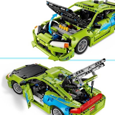 LEGO Technic 42229 Auto Mitsubishi Eclipse Fast and Furious da Collezione con Sterzo e 2 Bombole di NOS