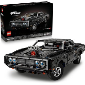 LEGO Technic 42231 Auto Dodge Charger R/T Fast and Furious da Collezione con Motore V8 e Sospensioni