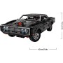 LEGO Technic 42231 Auto Dodge Charger R/T Fast and Furious da Collezione con Motore V8 e Sospensioni