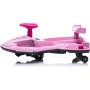 Auto Elettrica per Bambini 12V Macchina Vorticar Piroettante 2 in 1 con Sterzo 360° Effetto Fumo Musica Luci LED