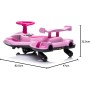 Auto Elettrica per Bambini 12V Macchina Vorticar Piroettante 2 in 1 con Sterzo 360° Effetto Fumo Musica Luci LED