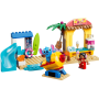 Lego Disney 43280 Divertimento in spiaggia con Lilo e Stitch con 2 Negozi Giostra a Forma di Astronave e 2 Minifigure