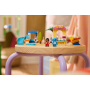 Lego Disney 43280 Divertimento in spiaggia con Lilo e Stitch con 2 Negozi Giostra a Forma di Astronave e 2 Minifigure