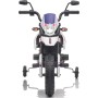 Moto Elettrica per bambini 12V Cross Aprilia RX125 con Ruote in Gomma Sedile in pelle Doppio Motore Rotelle Luci e Suoni