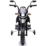 Moto Elettrica per bambini 12V Cross Aprilia RX125 con Ruote in Gomma Sedile in pelle Doppio Motore Rotelle Luci e Suoni