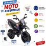 Moto Elettrica per bambini 12V Cross Aprilia RX125 con Ruote in Gomma Sedile in pelle Doppio Motore Rotelle Luci e Suoni