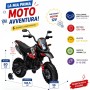 Moto Elettrica per bambini 12V Cross Aprilia RX125 con Ruote in Gomma Sedile in pelle Doppio Motore Rotelle Luci e Suoni