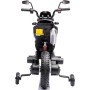 Moto Elettrica per bambini 12V Cross Aprilia RX125 con Ruote in Gomma Sedile in pelle Doppio Motore Rotelle Luci e Suoni