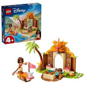 Lego Disney 43282 Casa del villaggio e barca con 2 Mini Bamboline e Figura dell'Animale Pua