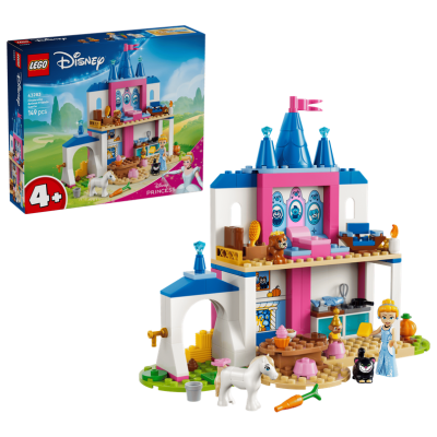 Lego Disney 43283 Castello degli amici animali di Cenerentola