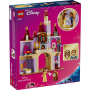 Lego Disney 43289 Belle e il castello incantato della Bestia con 2 Mini Bamboline e Figura di Lumière