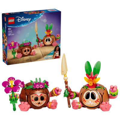 Lego Disney 43293 Kakamora con 2 Personaggi Portavaso con Fiori Finti