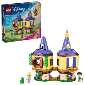 Lego Disney 43294 La mini-torre di Rapunzel con 2 Minifigure Pascal Accessori e Serratura