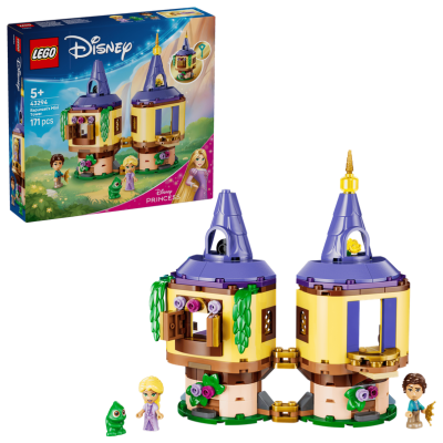 Lego Disney 43294 La mini-torre di Rapunzel con 2 Minifigure Pascal Accessori e Serratura
