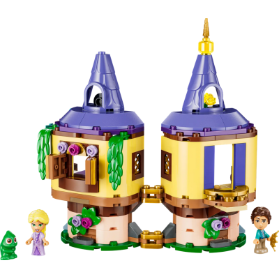 Lego Disney 43294 La mini-torre di Rapunzel con 2 Minifigure Pascal Accessori e Serratura