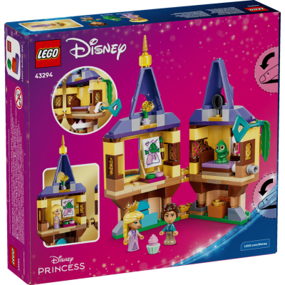 Lego Disney 43294 La mini-torre di Rapunzel con 2 Minifigure Pascal Accessori e Serratura