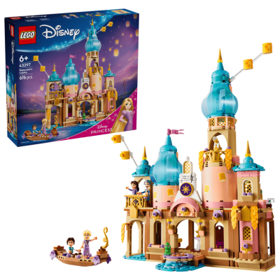 Lego Disney 43297 Il castello di Rapunzel con 4 Minifigure Pascal e Accessori