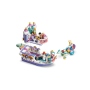 Lego Disney 43299 La barca nuziale di Ariel con 7 Minifigure tra cui Ariel e Ursula
