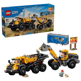Lego City 60494 Camion ribaltabile e pala meccanica Veicoli da Cantiere con Funzioni Operative e 3 Minifigure