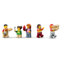 Lego City 60496 Centro di consegna pizze con veicoli Include Macchina Scooter Drone Cabinato Arcade e 4 Minifigure