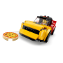 Lego City 60496 Centro di consegna pizze con veicoli Include Macchina Scooter Drone Cabinato Arcade e 4 Minifigure