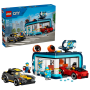 Lego City 60497 Autolavaggio drive-in con 2 Modellini di Auto Funzione di Lavaggio e 4 Minifigure con Accessori